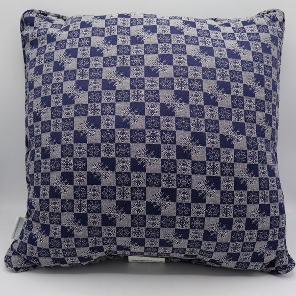 RIVERDALE Liberty And Snow For All American Flag Snowman Pillow MADE IN USA15x15 - Picture 2 of 5